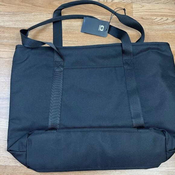 OGIO Downtown Tote Bag Large 20L Black Padded with Laptop Sleeve Zip Close NEW - Picture 6 of 7